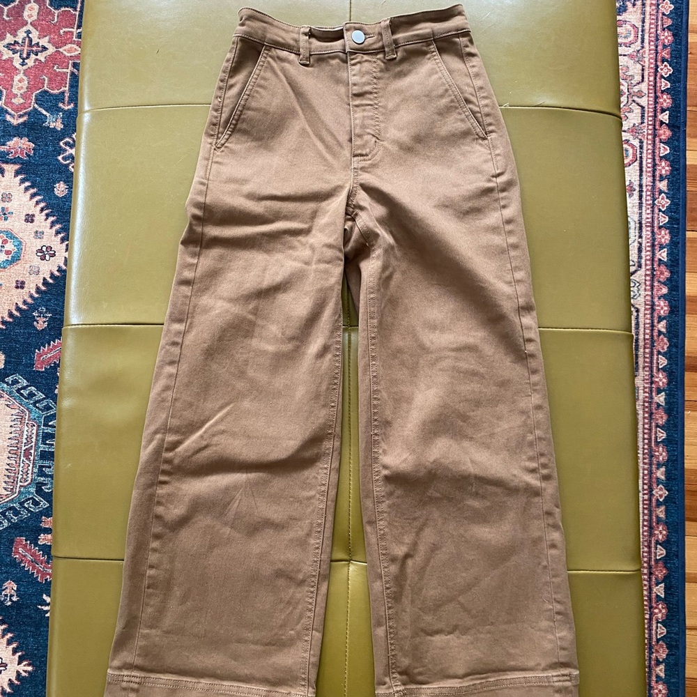 Everlane Wide Leg Crop Pants